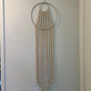 Handmade Macramé Ring Wall Tapestry